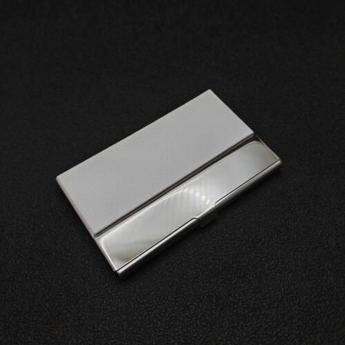 Business Card Case Holder – Elegant Design in 12 Colors, Custom Engraving Available EngraveGift - Personalize Gifts