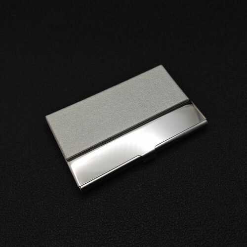 Business Card Case Holder – Elegant Design in 12 Colors, Custom Engraving Available EngraveGift - Personalize Gifts