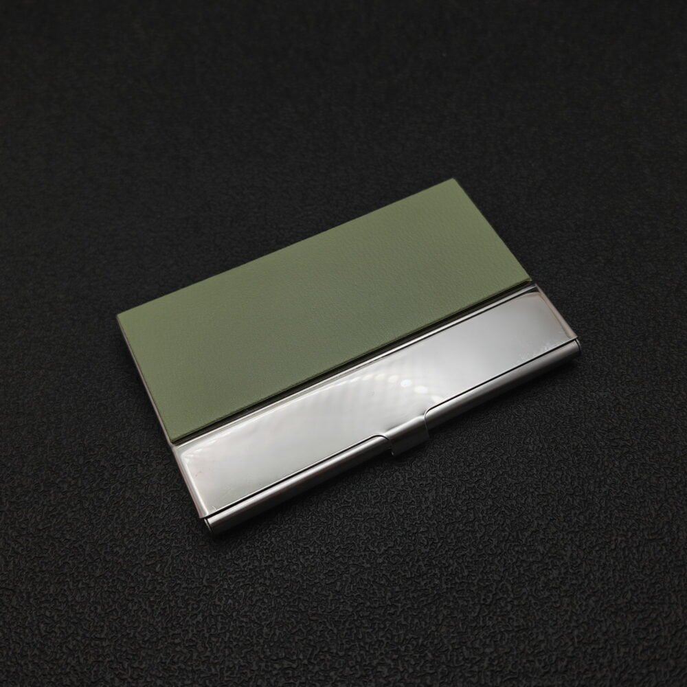 Business Card Case Holder – Elegant Design in 12 Colors, Custom Engraving Available - Image 13