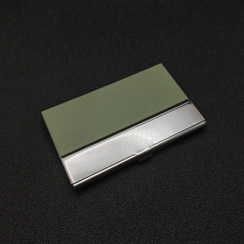 Business Card Case Holder – Elegant Design in 12 Colors, Custom Engraving Available EngraveGift - Personalize Gifts
