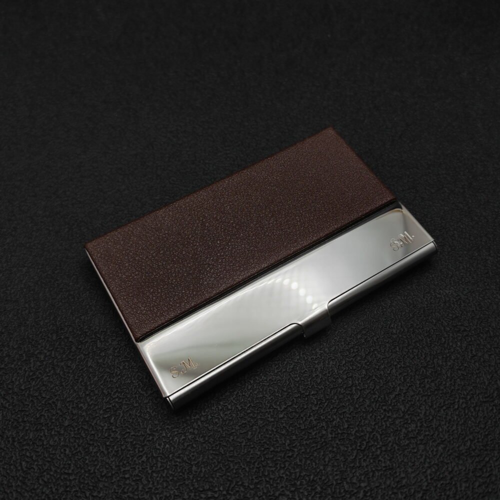 Business Card Case Holder – Elegant Design in 12 Colors, Custom Engraving Available - Image 17