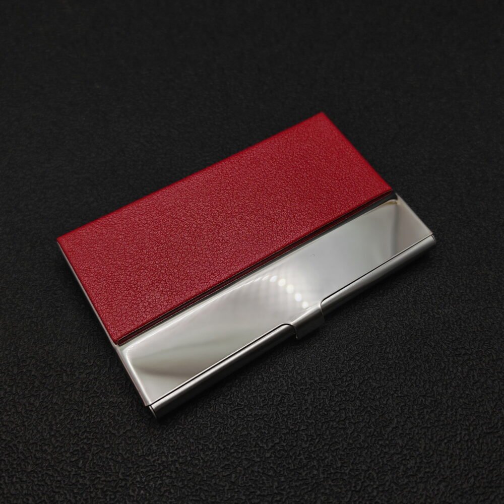 Business Card Case Holder – Elegant Design in 12 Colors, Custom Engraving Available - Image 18