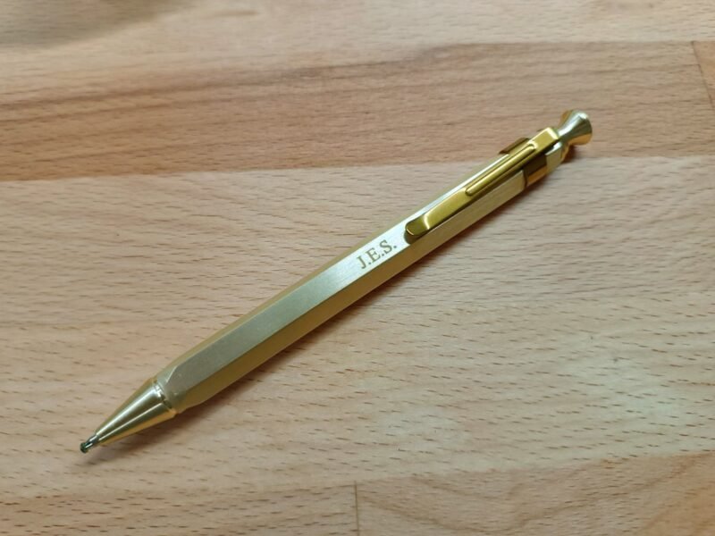Custom Solid Brass Pen – Personalized Metal Writing Instrument, Engraved Gift