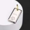 Custom Stainless Steel Pet Collar Tag - Personalized Dog ID - Engraved Pet Tag