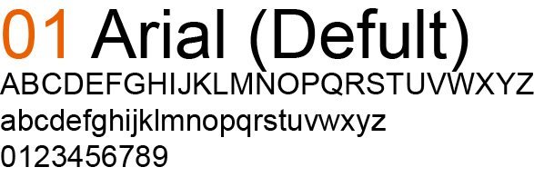 Font List EngraveGift - Personalize Gifts
