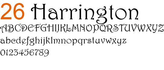 Font List EngraveGift - Personalize Gifts