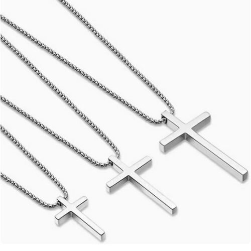 Personalized Engraved Cross Necklace - Custom Jewelry for Men, Women, Boys, and Girls - Silver, Gold, Black EngraveGift - Personalize Gifts