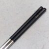 Customizable Engraved Steel Chopsticks for Asian Food Lovers in Black/Silver
