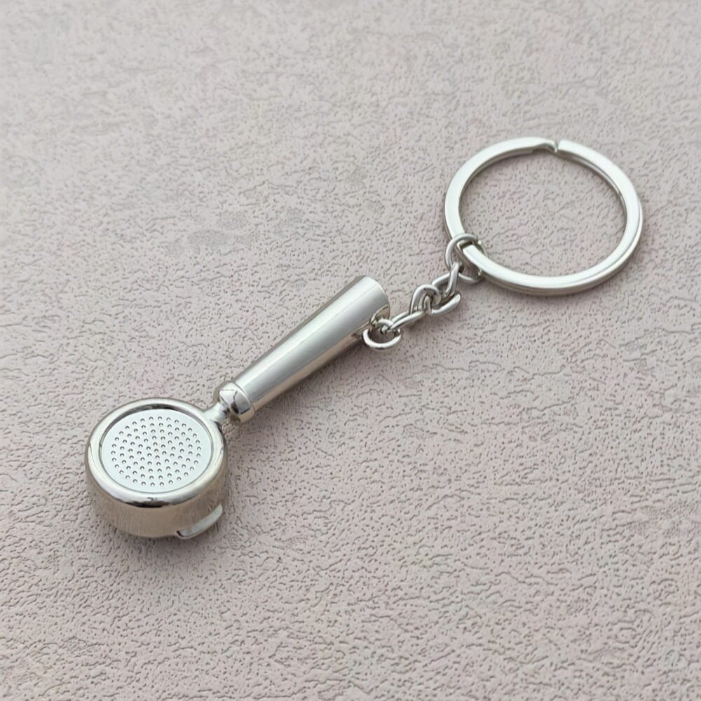 Mini Coffee Tamper Keychain – Personalized Barista Tool, Custom Engraving - Image 2