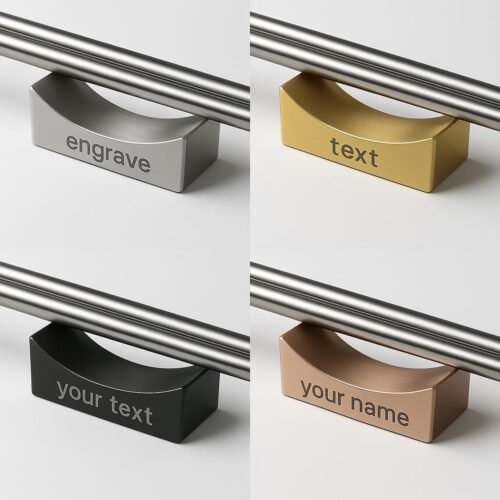 Alternative view of Custom Stainless Steel Chopstick Spoon Rest – Minimalist Flatware Holder, Modern Kitchen Decor, Optional Engraving