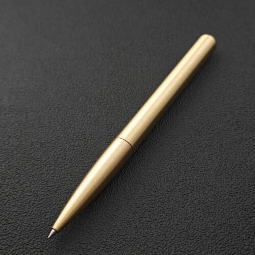 Brass Twist Ballpoint Pen – Heavy Vintage Style, Custom Engraved Gift for Agent, Client, Office, or Bulk Orders EngraveGift - Personalize Gifts