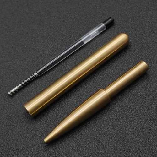 Brass Twist Ballpoint Pen – Heavy Vintage Style, Custom Engraved Gift for Agent, Client, Office, or Bulk Orders EngraveGift - Personalize Gifts