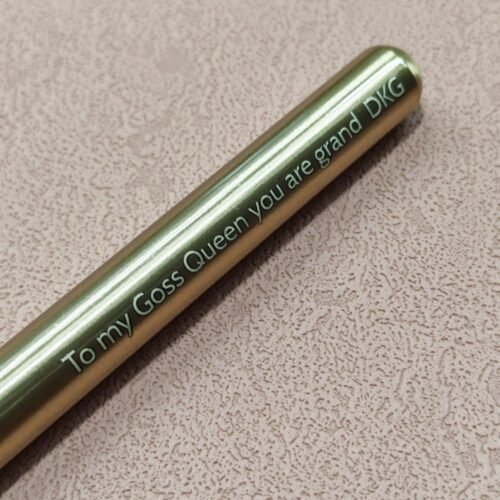 Brass Twist Ballpoint Pen – Heavy Vintage Style, Custom Engraved Gift for Agent, Client, Office, or Bulk Orders EngraveGift - Personalize Gifts