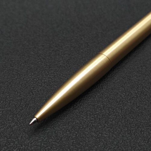 Brass Twist Ballpoint Pen – Heavy Vintage Style, Custom Engraved Gift for Agent, Client, Office, or Bulk Orders EngraveGift - Personalize Gifts