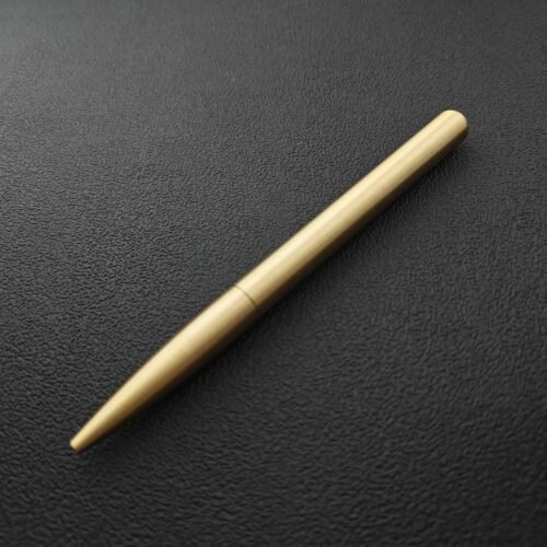 Brass Twist Ballpoint Pen – Heavy Vintage Style, Custom Engraved Gift for Agent, Client, Office, or Bulk Orders EngraveGift - Personalize Gifts