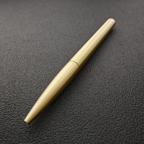 Brass Twist Ballpoint Pen – Heavy Vintage Style, Custom Engraved Gift for Agent, Client, Office, or Bulk Orders